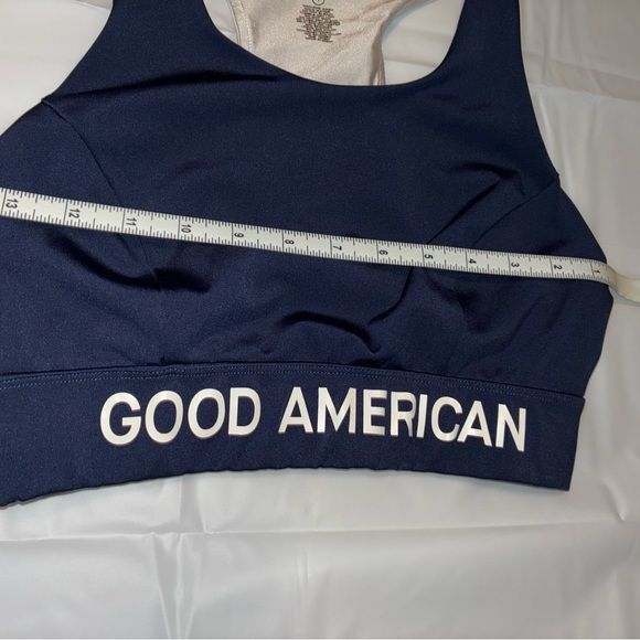 2/$35 Good American Sports Bra Athletic Wear Size 1 Workout Exercise Top Bralet - Picture 4 of 7